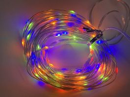 Lučke 120 led piksel barvne 8 funkcij utripanja 9 m, IP44,
