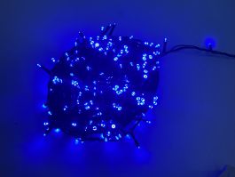 Lučke 320 led modre 8 funkcij utripanja s časovnikom, 24 m, IP44
