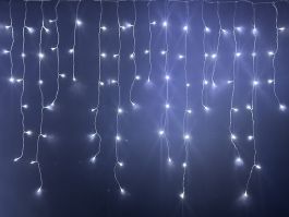 Lučke 360 led ICICLE hladno bela  8 funkcij spomina s časovnikom, zavesa, 6 m, IP44