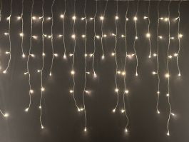 Lučke 360 led ICICLE toplo bela  8 funkcij spomina s časovnikom, zavesa, 6 m, IP44