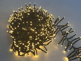 Lučke 768 led toplo bele grozdne s programatorjem s časovnikom 5,5 m, IP44
