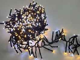 Lučke 768 led ledeno/toplo bela grozdne s programatorjem s časovnikom 5,5 m, IP44
