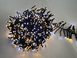 Lučke 1152  led ledeno/toplo bela grozdne s programatorjem s časovnikom 8,5m, IP44
