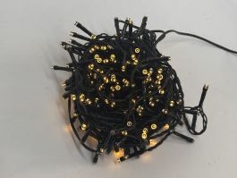 Lučke 240 led toplo bele 19 funkcij utripanja s časovnikom 10,80 m, solarne, 
