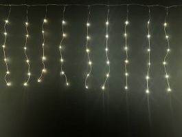 Lučke 240 led toplo bele 11 funkcij utripanja s časovnikom, zavesa 6 m, IP44
