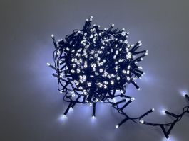 Lučke kačje 500 led ledeno bele z 10% utripajočo žarnico, s časovnikom, 10 m,  IP44
