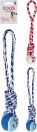 Igrača za pse, vrv z žogo, 32cm

