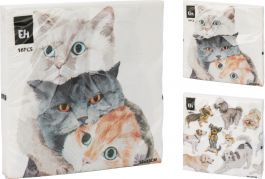 Serveti papirnati Mucki, 33x33cm, 16/1
