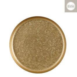 Krožnik kovinski, zlat, 30cm
