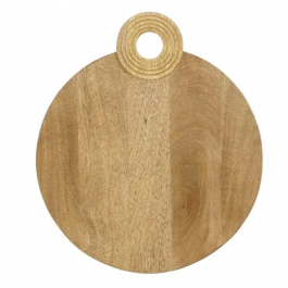 Deska okrogla iz lesa manga Duco, 40cm
