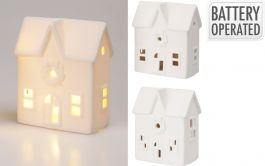 Hiška keramična led 10,5 cm,  Koop.
.