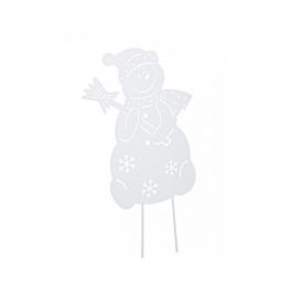 Snežak kovinski, zunanji, 48cm
