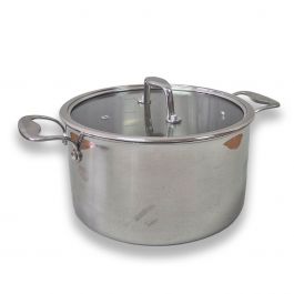 Lonec 6l Triply, steklen pokrov, 24cm
