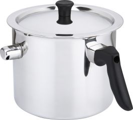 Lonec za mleko s piščalko Cheffino, 1,5l, ind.
