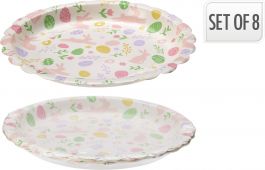 Krožnik papirnat Easter, 8/1
