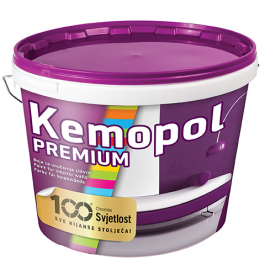 BARVA ZA STENE NOTRANJE 10L KEMOPOL PREMIUM BEL