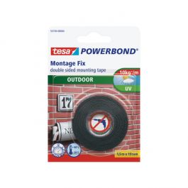 Trak lepilni dvostranski Tesa Powerbond Outdoor, za zunanjo uporabo 1,5m  x 19mm