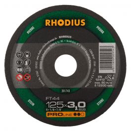 REZALKA 125x3.0x22.23 Kamen FT 44, PRO - RHODIUS
25/karton