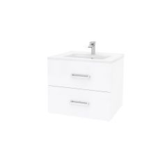 Omarica z umivalnikom Fly 60 bela sijaj dim 61x53x47 cm (250N)