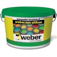 Fasadna barva Silikonska osnovni toni 7 kg Weber