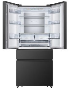 Hladilnik french door Hisense RF540N4SBF2, višina 181,7 cm, širina 79,4 cm, temni inox