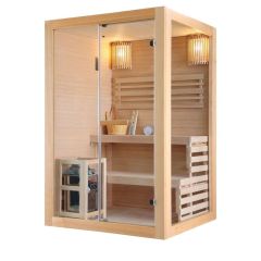 Savna finska Panorama za 2 osebi 130X120X200 cm 
