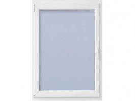 Okno PVC JEWE 88x118cm, levo, belo, 6 komorno, steklo 1,1K, odpiranje in nagib 