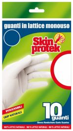 Rokavice lateks Skin Protek s pudrom 10/1 št.L 