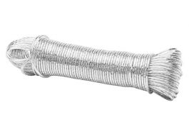 Vrv za perilo jeklena 30m, transparentna  
