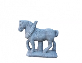 Kip okrasni  betonski konj  vprežni 42x45cm, art.273, El.