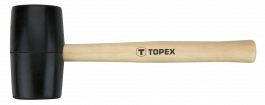 Kladivo gumi 450g/58mm lesen ročaj - 02a344 Topex
