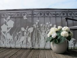 Zastirka balkonska 300x90 cm, Grass