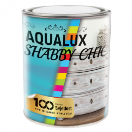 Aqualux shabby chic bela čipka (kredna barva) 0,75 L