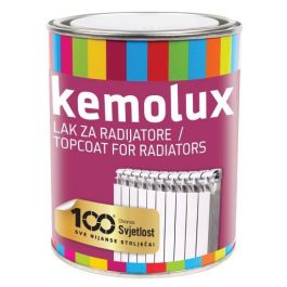 Lak emajl Kemolux za radiatorje beli 0,2 L