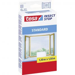 Mreža proti mrčesu za okna Insect Stop Standard, bela, 1,3m x 1,5m
