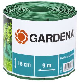 Ograda za travne in vrtne grede, zelena, 15 cm / 9 m, Gardena