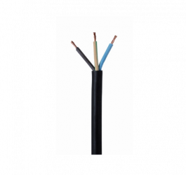 Kabel mehkožilni PP/L 5x2,5 črn H05VV-F