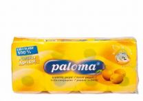 Papir toaletni Paloma sv.oranžni (parfum apricot) 2 pl.ca.150 l 8/1
(1 vreča=12 zav)