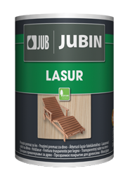Jubin lasur prosojni premaz za les brezbarvni/baza 1 0,65L