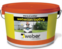 Zaključni omet Topdry  2,0 mm osnovni toni 25 kg Weber