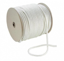 Vrv pletena  6 mm bela