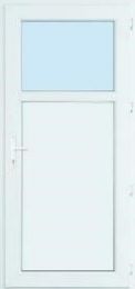 Vrata vhodna DRAVA 980x2080mm, desna, PVC bela 