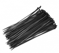 Vezica UV odporna črna 142x2,5mm - 100 kos