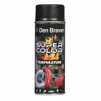 Sprej color Den Braven za visoke temperature 800°C črni  400ML