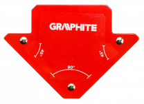 Kotnik magnetni za varilce 82x120x13mm - 56H901 GRAPHITE