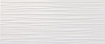 BLOSSOM WHITE DC WAVES 3D STENSKA 25x60 GORENJE 
pak=1,20m2=9KOS   PAL=86,40M2