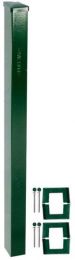 SET steber 60x40 s peto H=1260mm RAL 6005 zeleno praš. barv. galvan. jeklo + pokrov pvc+ sponka pvc Koč.