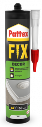 Lepilo montažno Pattex Fix Decor 400ml
lepljenje dekorativnih elementov
12 kos/karton