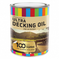 Ultra decking oil (olje za vrtno pohištvo) hrast 0,75 L
