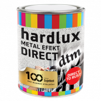Hardlux lak metal efekt direct dtm 0,75 L črni